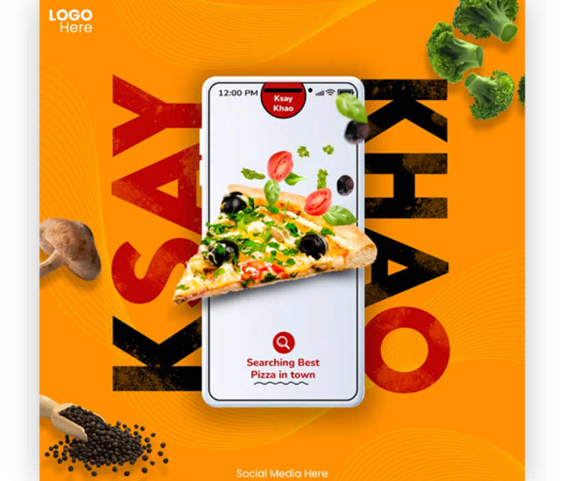 Graphic design portfolio work by SEO by Qadar