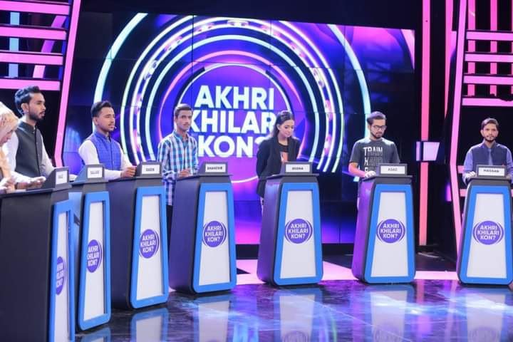 Syed Qadar Shah taking part in a television program on BOL