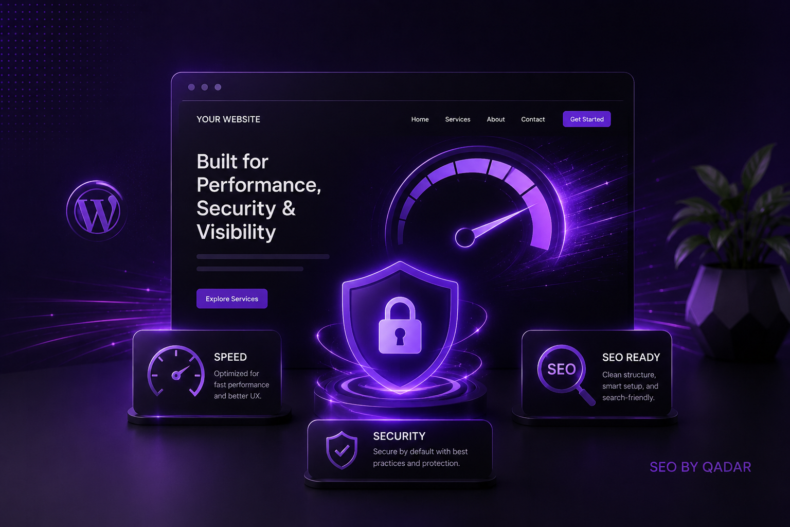 WordPress website speed security and SEO development