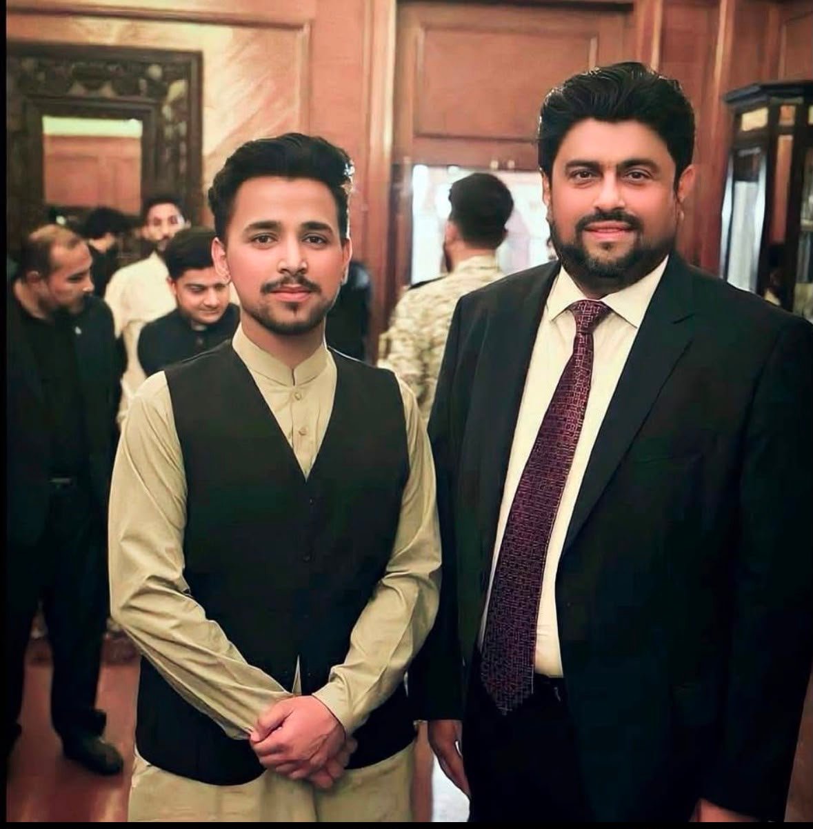 Syed Qadar Shah attending an event at Governor House Sindh
