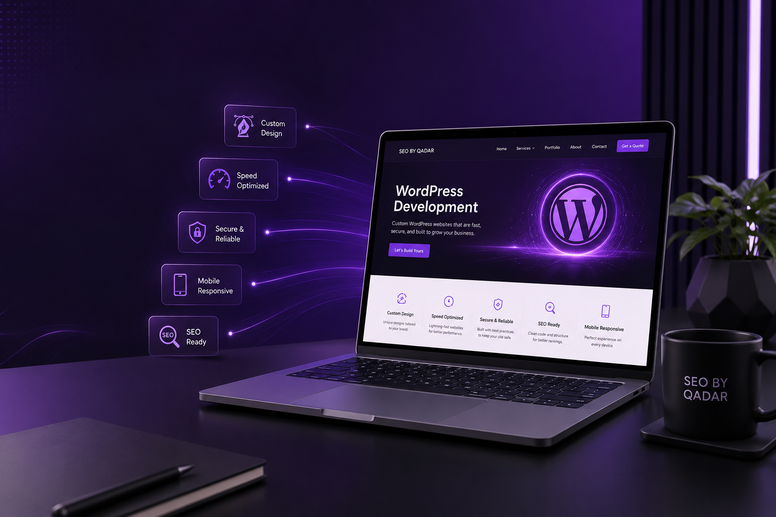 WordPress development services by SEO by Qadar