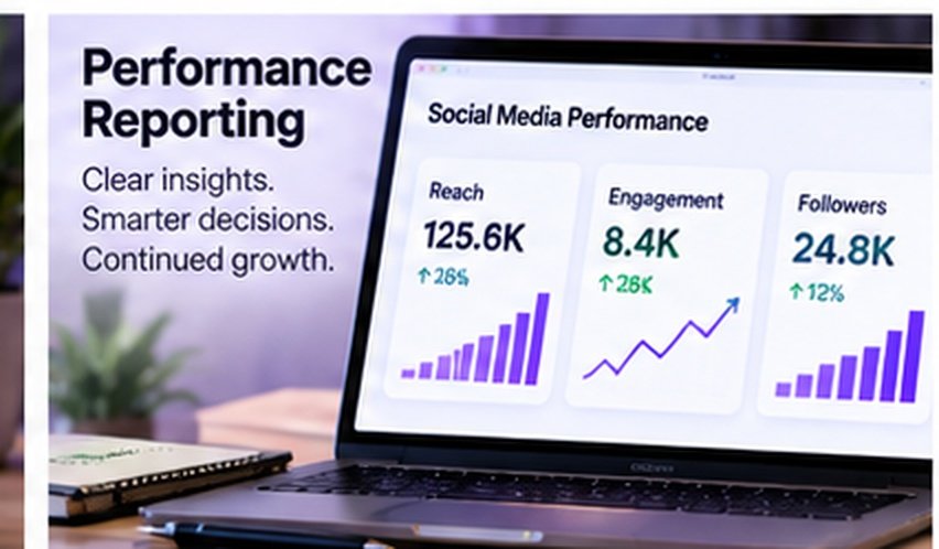 Social media analytics and monthly reporting