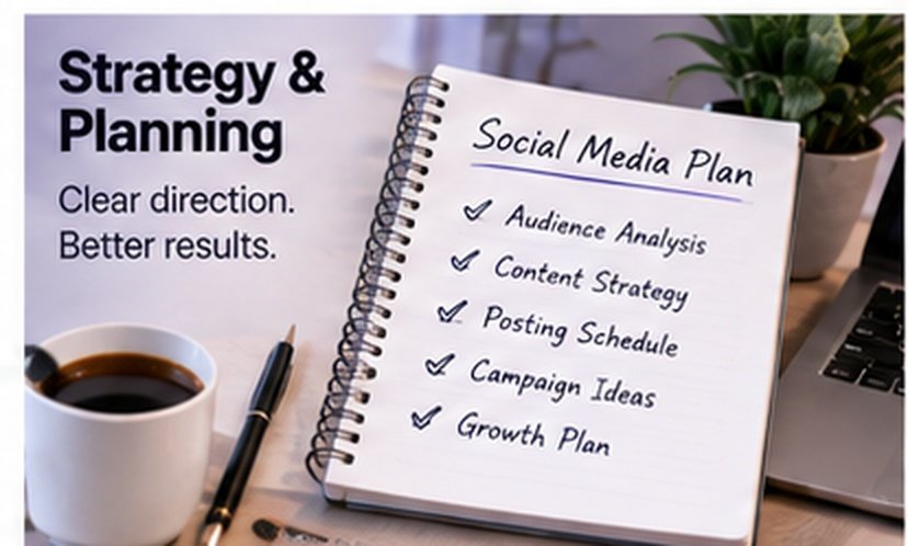 Social media strategy and content planning